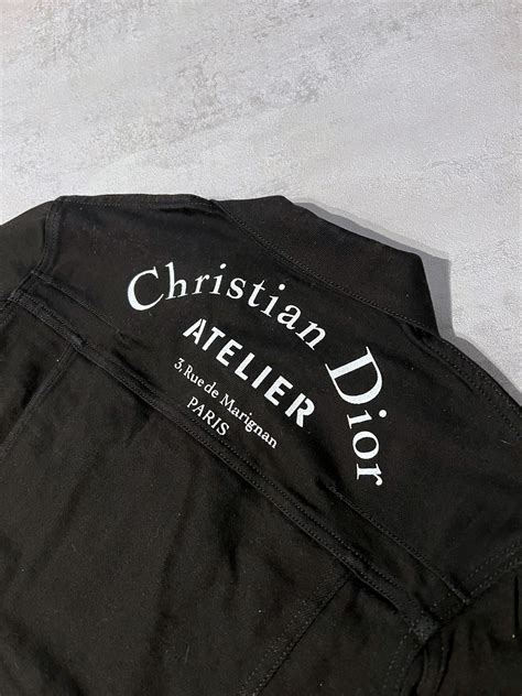 christian dior atelier denim jacket|christian dior jacket prices.